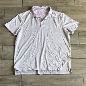 Chaps Light Lavender Women's Short Sleeve Polo Tee